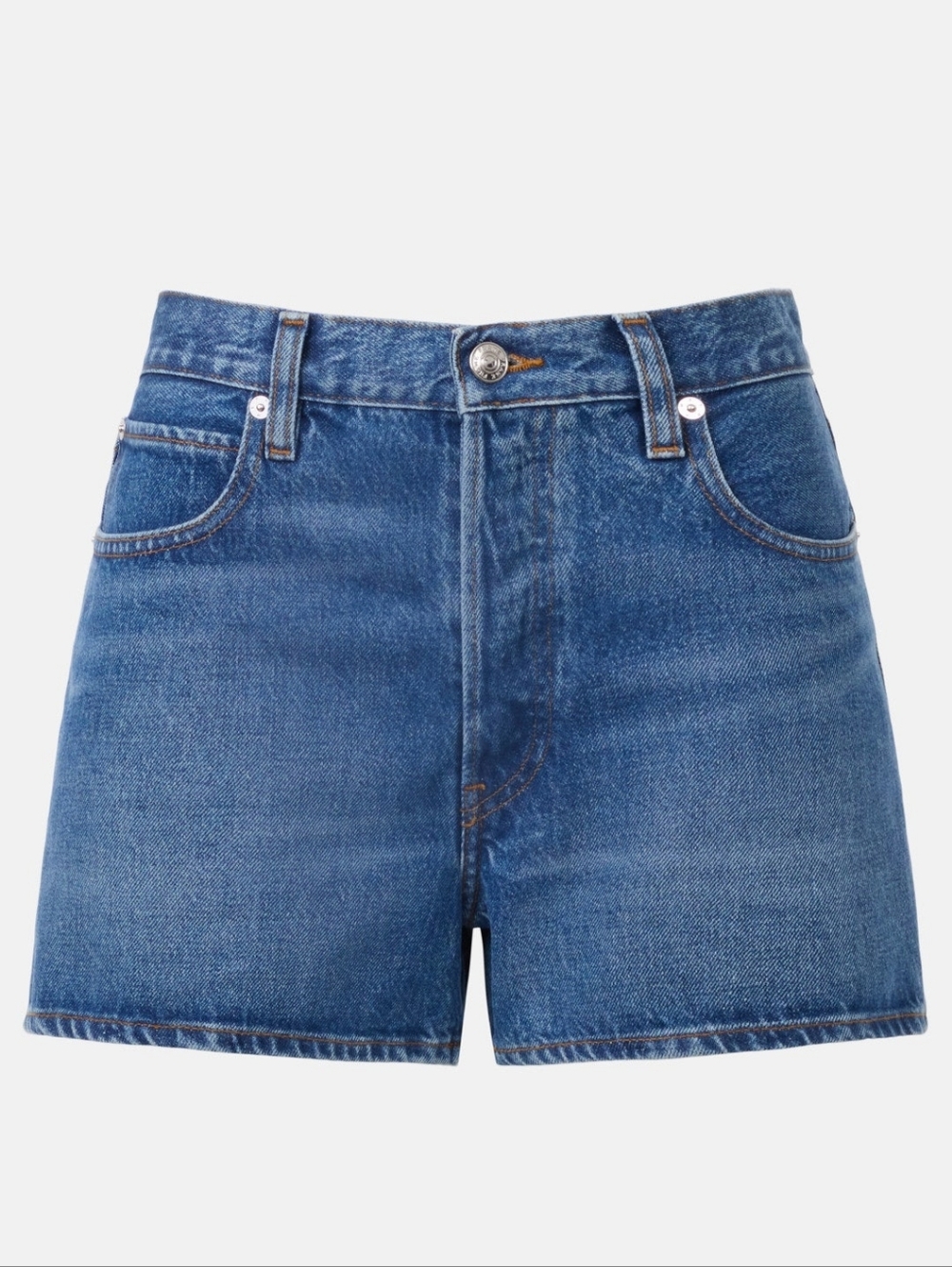 FRAME Medium Wash Hang Shorts Denim Size 25
